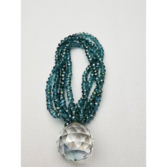 Handmade Vintage Women Bracelet  With Swarovski Crystals 8" - Picture 2 of 10